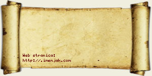 Angelina Janić vizit kartica